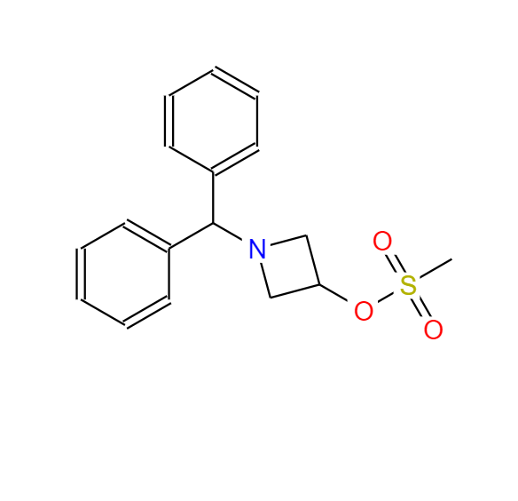 cas：33301-41-6，1-二苯甲基-3-甲烷磺酸氮杂环丁烷