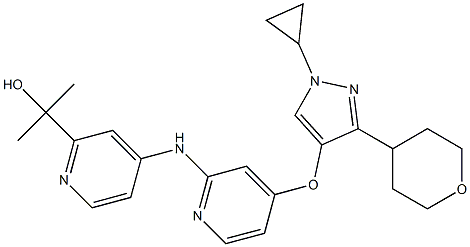 1898283-02-7 LY-3200882 2-(4-((4-((1-cyclopropyl-3-(tetrahydro-2H-pyran-4-yl)-1H-pyrazol-4-yl)oxy)py